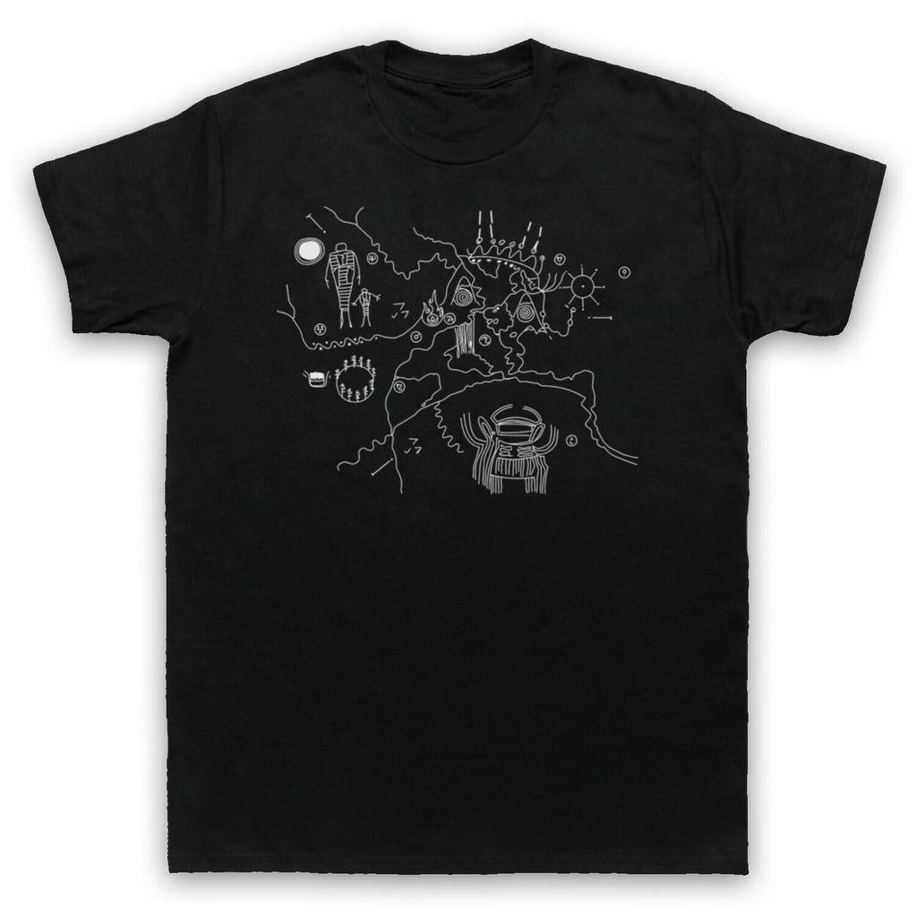 2025 T-Shirts Verkaufen sich gut im Sommer TWIN PEAKS EULENHÖHLE KARTE PIKTOGRAMM KALENDER Amerikanische TV-Serie Sex T-Shirt
