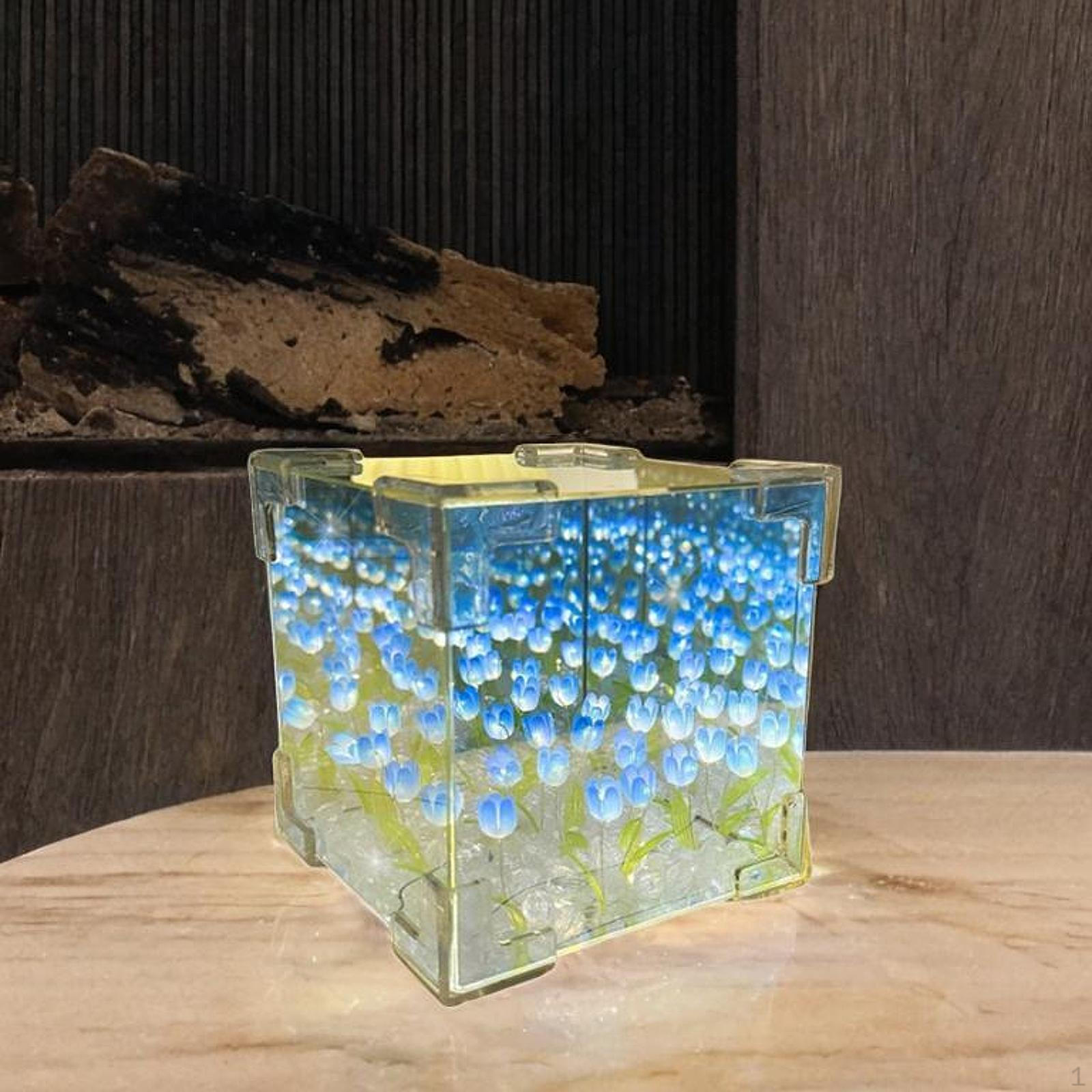 DIY Тюльпан Ночник Материал Упаковка Прикроватная Лампа Акриловый Цветок Морской Эффект — фото 10