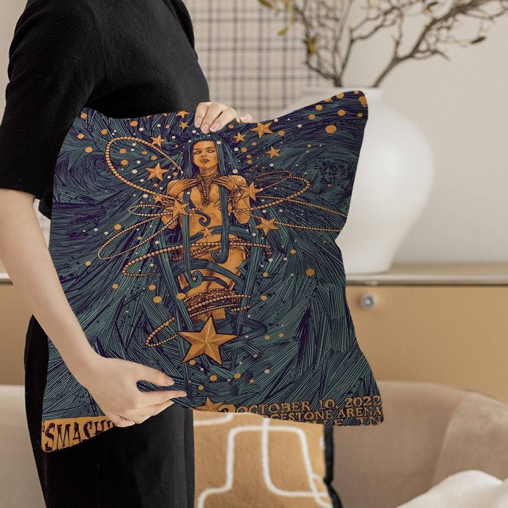 The Smashing Pumpkins band Maple Design Cushion Cover Happy Autumn Harvest decor Holiday Decorati Pillow Cover