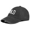 Washed Cotton Baseball Cap DAD MOM Embroidery Baseball Hats Fashion Sunscreen Hats  For Man Women