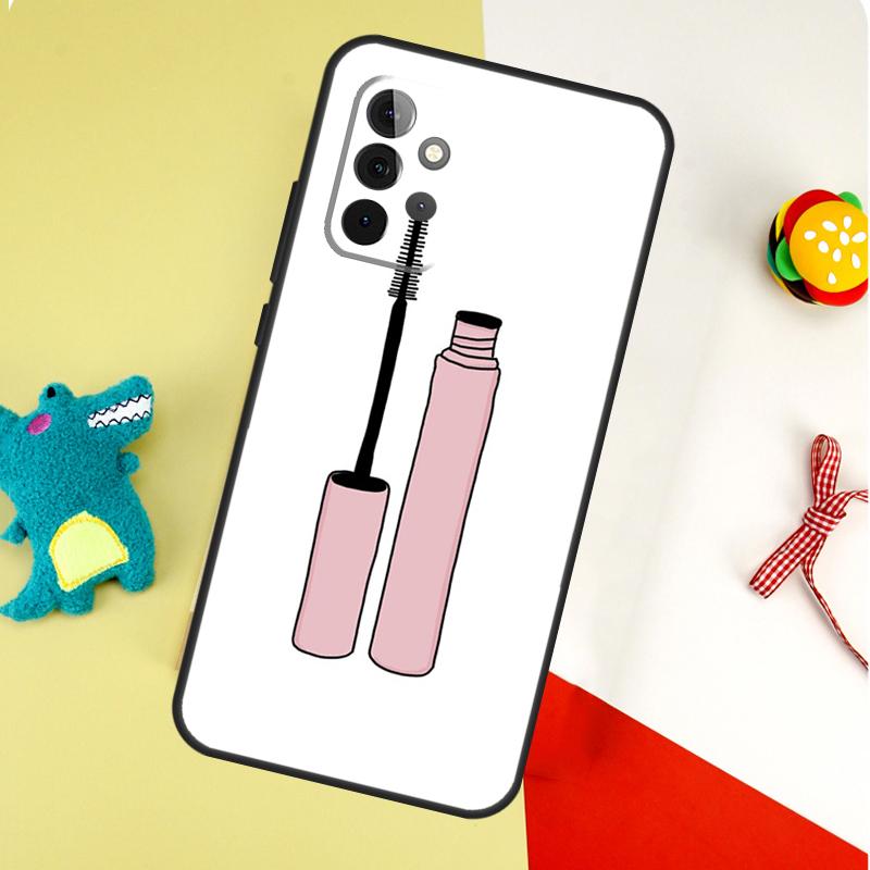 Lipstick Make Up For Samsung Galaxy A55 A35 A15 A54 A34 A14 A53 A33 A13 A05 A06 A16 A22 A32 A52 Phone Case