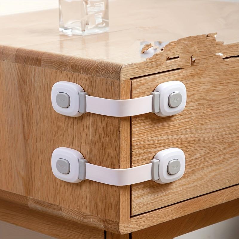 Multi Functional Children's Drawer Safety Lock, Kitchen Cabinet Door Lock, Refrigerator Baby Protection Lock, Anti Pinch Handle Buckle