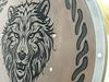 Wooden Viking Shield - Lion Design Shield For Cosplay and Home Decor