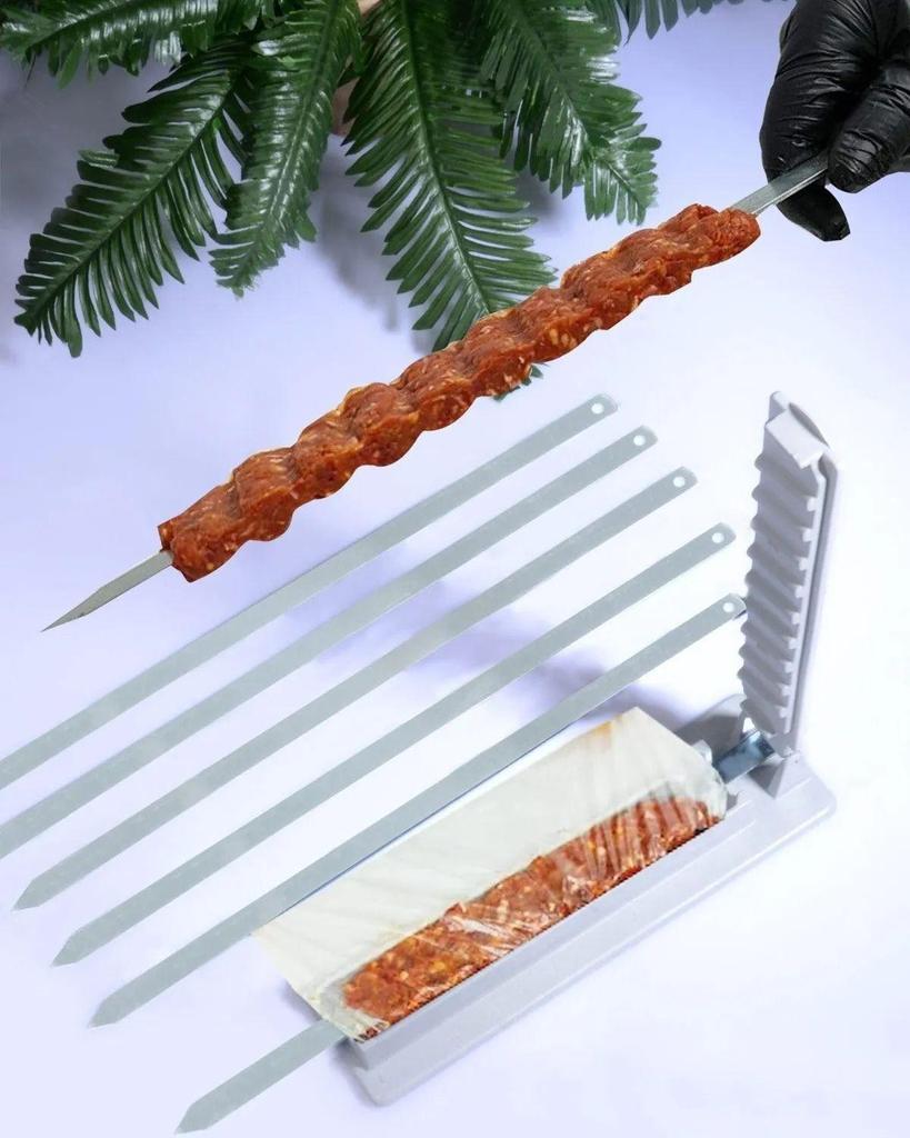 Presse à Brochettes Kebab Manuelle - Moule à Brochettes Turque Pour Barbecue