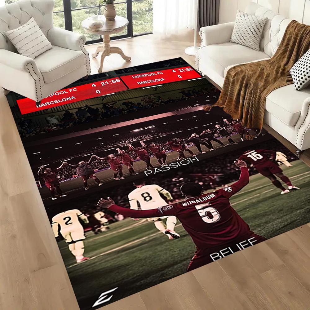 Liverpool Football Club Floor Rug Office Rug Design For Study Room Entryway Playrooms Outdoor Antislip Rug Anime Office Decor Spiritual Gift