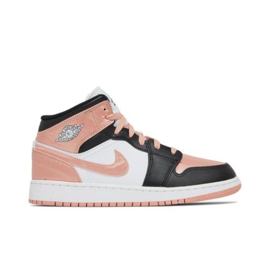 Air Jordan 1 Mid GS White Light Madder Root DM9077-108
