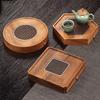 Light Luxury Retro Walnut Solid Wood Tea Tray