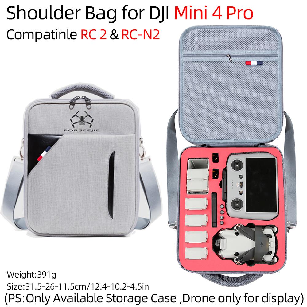 For mini 4 pro Bag Backpack for DJI RC2 Screen Protecor RC-N2 Protective Cover Hard Case for DJI Mini 4 pro Accessories