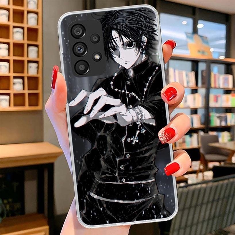 Huner X-Hunters Chrollo Shizuku Phone Case For Samsung Galaxy A12 A22 A32 A52 A72 A02S Phone Case Note 20 Ultra 10 S10 Plus A51