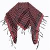 Stilvolles Unisex Arabisches Kopftuch in der Größe 100x100cm Vielseitiges Nackentuch Sonnenschutz-Accessoire mit Quasten