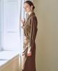 Julie And Kara 25Fw Collar127 Gbtn Luce Dress Brown