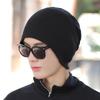Cappello Pullover e Scaldacollo da Uomo per Esterno Anti-Freddo: Berretto antivento per ciclismo Autunno/Inverno