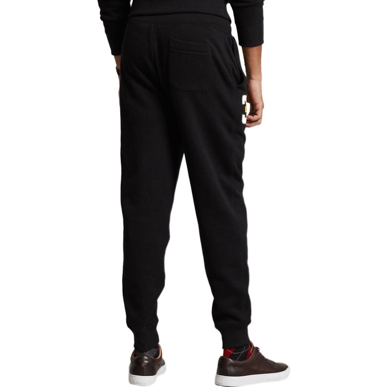 Polo Ralph Lauren FW22 Holiday Collection Fleece Jogger Pants Men bottoms Black MNPOPNT1BQ20285-001