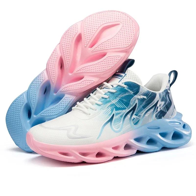 2025 Laufschuhe Herren Mesh Atmungsaktiv Flache Dämpfung Weiche Bequeme Sneakers Outdoor Gym Trendy Casual Joggingschuhe für Herren