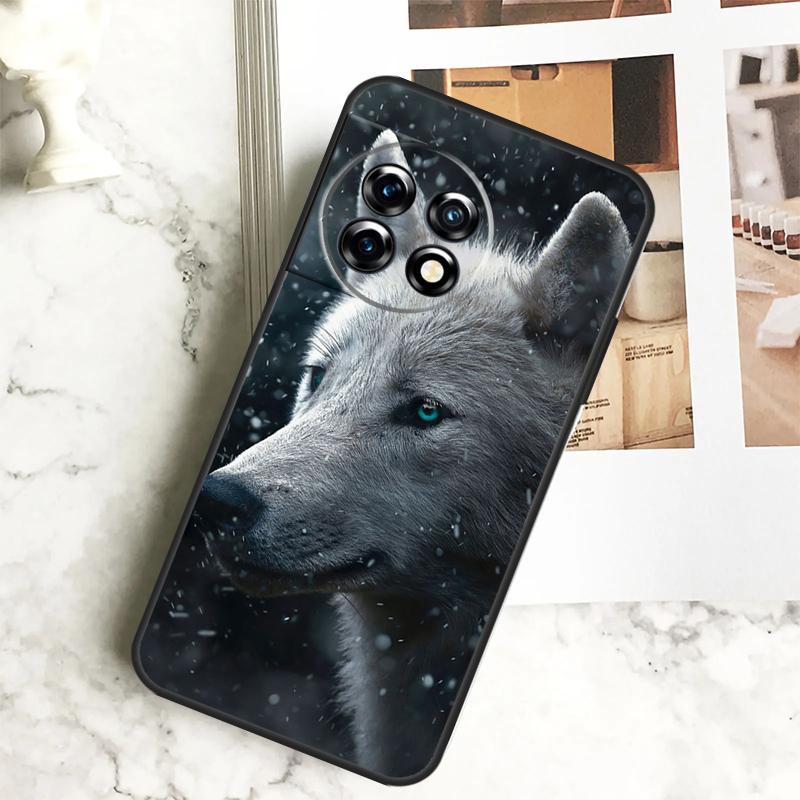 Wolf Howls Art Case For OnePlus 12 12R 11 9 10 Pro 10R 9R 8T 10T Nord CE 2 3 Lite 2T N10 N20 N30 CE4 Cover