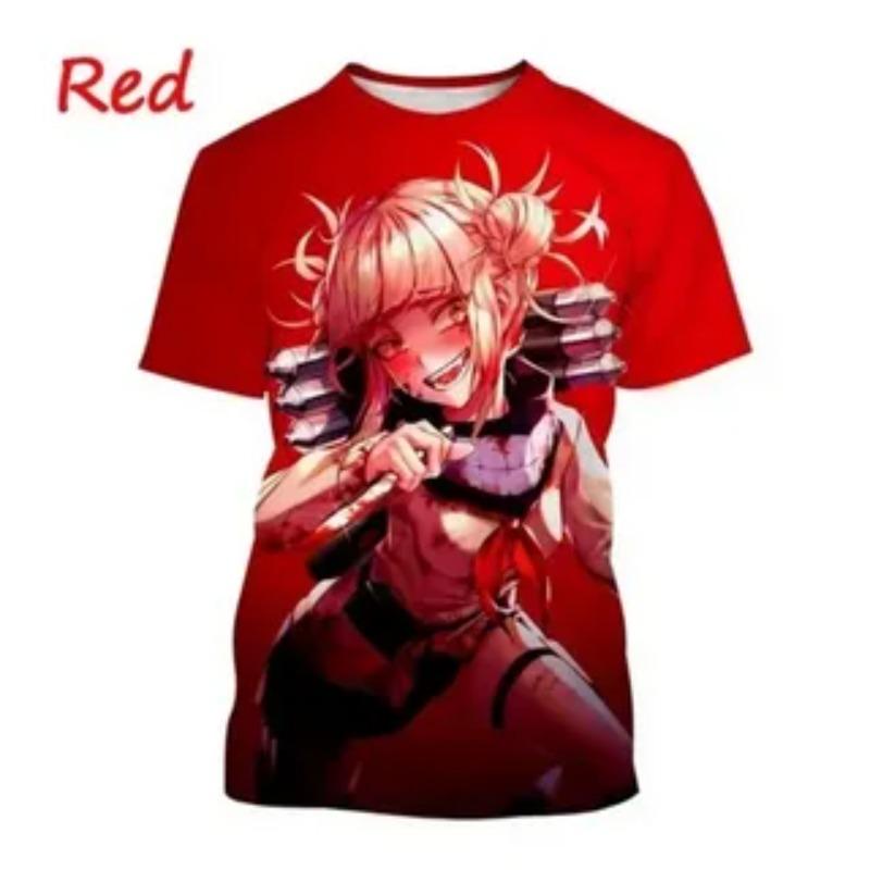 Anime Pattern 3D Printed T-shirt Perfect Gift Anime Fans Japanese Anime Enthusiasts Casual Comfortable Short Sleeve T-Shirt