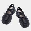 Fashion 2025 Summer New Thick-Soled Casual Sandals Heightened Sports Beach Sandals Square Toe Hook & Loop Platform Fashion Sandals