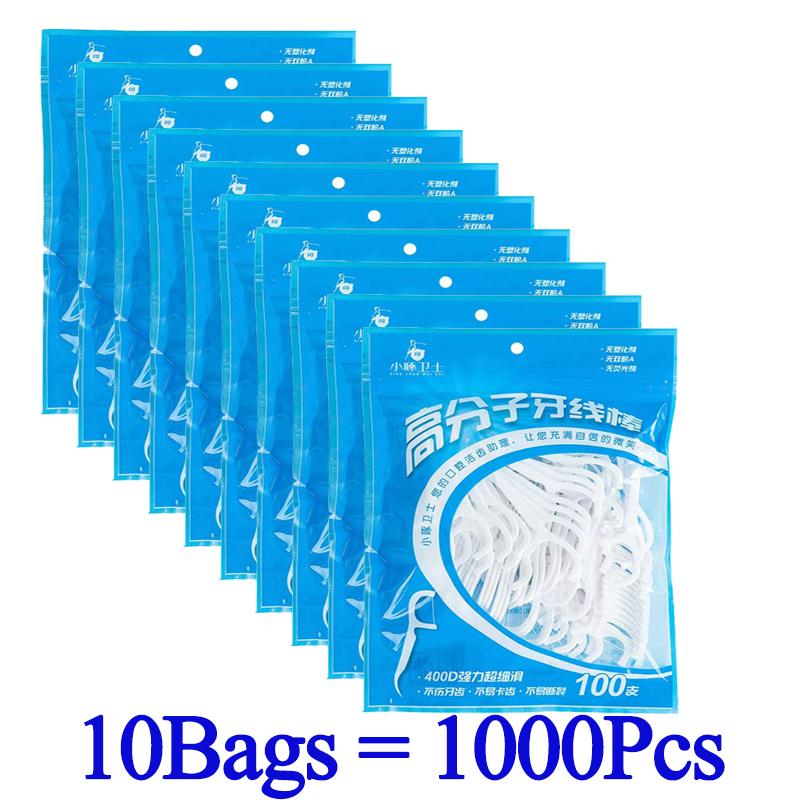 50-1000pcs Portable Disposable Dental Floss Deep Cleaning Toothbrush Oral Care Dental Floss Oral Hygiene CareTravel Daily Life