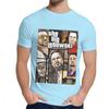 Unisex Tee Shirt The Big Lebowski Great Summer Classic Round Neck Hip Hop Short Sleeve