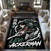 Attack On Titan Crystal Velvet Rug, Soft Anti‑Slip Crystal Velvet Carpet for Living Room Bedroom Home Decor