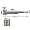 Integrated Carbide Tipped High Hardness Concrete Breaker Head Hardware Tool