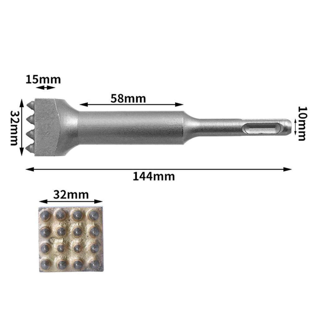 Integrated Carbide Tipped High Hardness Concrete Breaker Head Hardware Tool