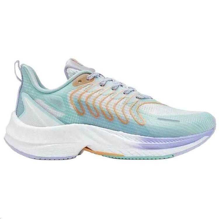 Xtep Speed 3.0 Comfortable Shock Absorption Breathable Lightweight Low-Top Running Shoes Women sneaker Green White 978318110052