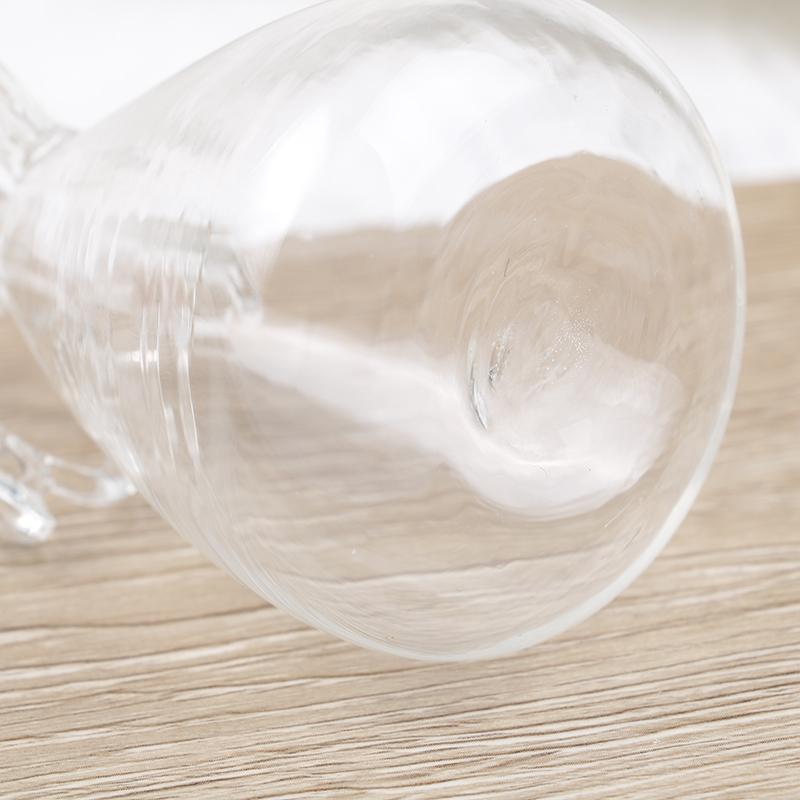 1 bucată vază de flori din sticlă transparentă în formă de înger vază suspendată pentru grădină