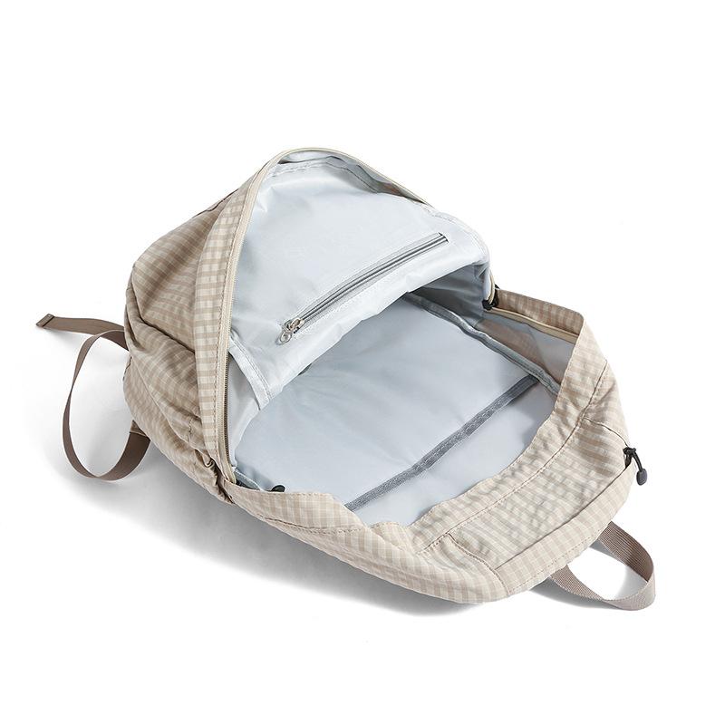 Stylish New Leisure Travel Backpack Large Capacity Simple Lightweight Backpack Campus Student Schoolbag Large Travel Bag