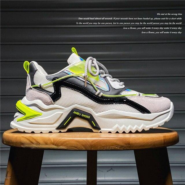 Men 'S Sneakers Fashion Breathable Male Running Shoes High Quality Platform Tenis Masculino  Plus Size 44