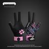 Unisex High-Elastic Anti-Slip Snooker Gloves - Fingerless, Smooth, Compression Billiards Gloves