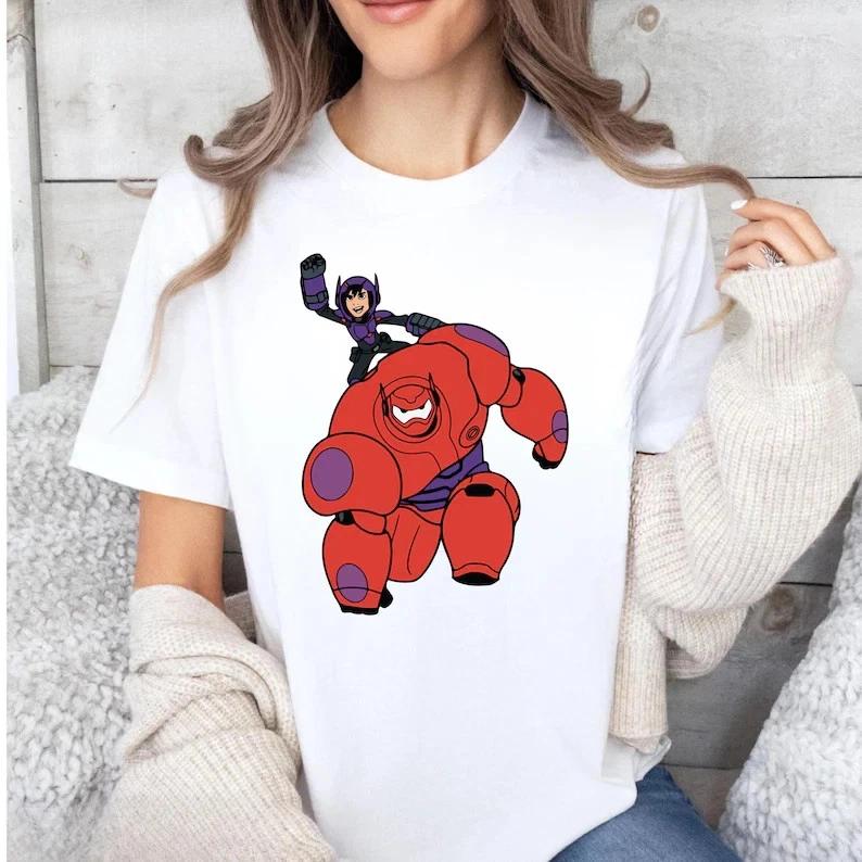 Baymax and Hiro Tee, Baymax T-Shirt, Big Hero 6 T-Shirt, Family T-Shirts 4XL