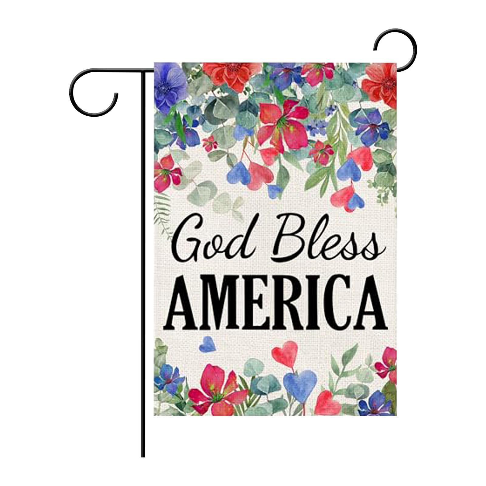 

Садовый флаг 12x18 дюймов двухсторонний для наружного оформления двора One Size