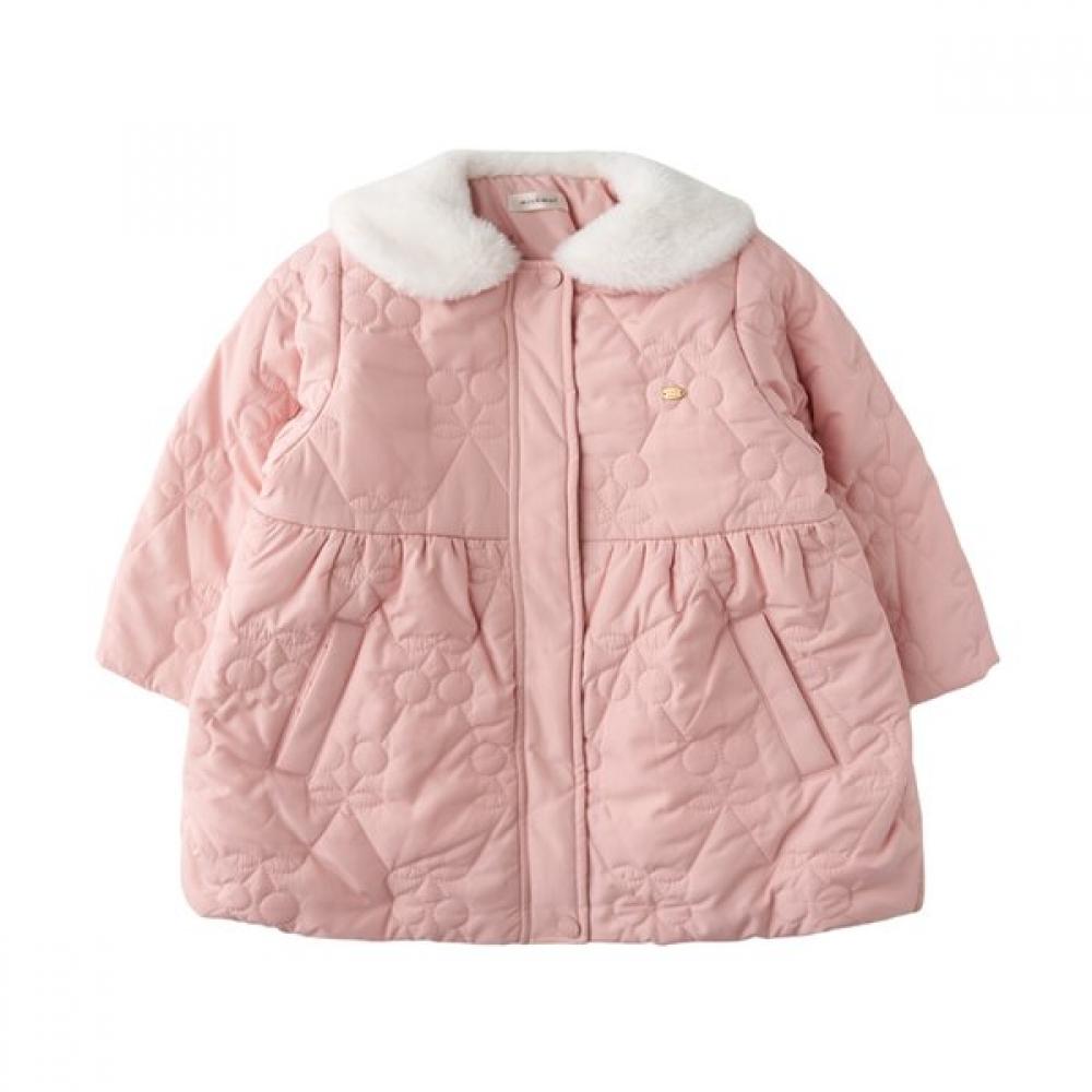 Mink Mui Cherry Bloom Quilted Fur Collar Jacket 36c15 113 06