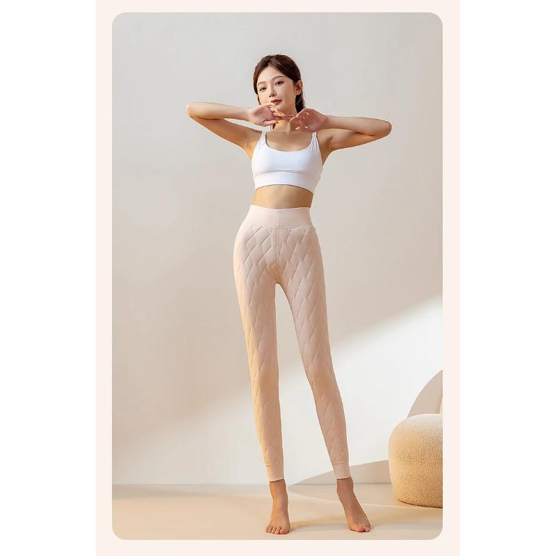 

] Шерстяные термобрюки женские бархатные утолщенные хлопковые брюки для носки осенью и зимой XXL [Recommended 140-80kg]