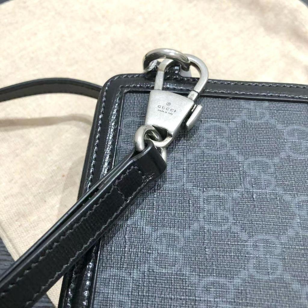 [Pre-Owned] Retro GG Supreme Canvas Leather Mini Crossbody Bag - Excellent #1NSR34H