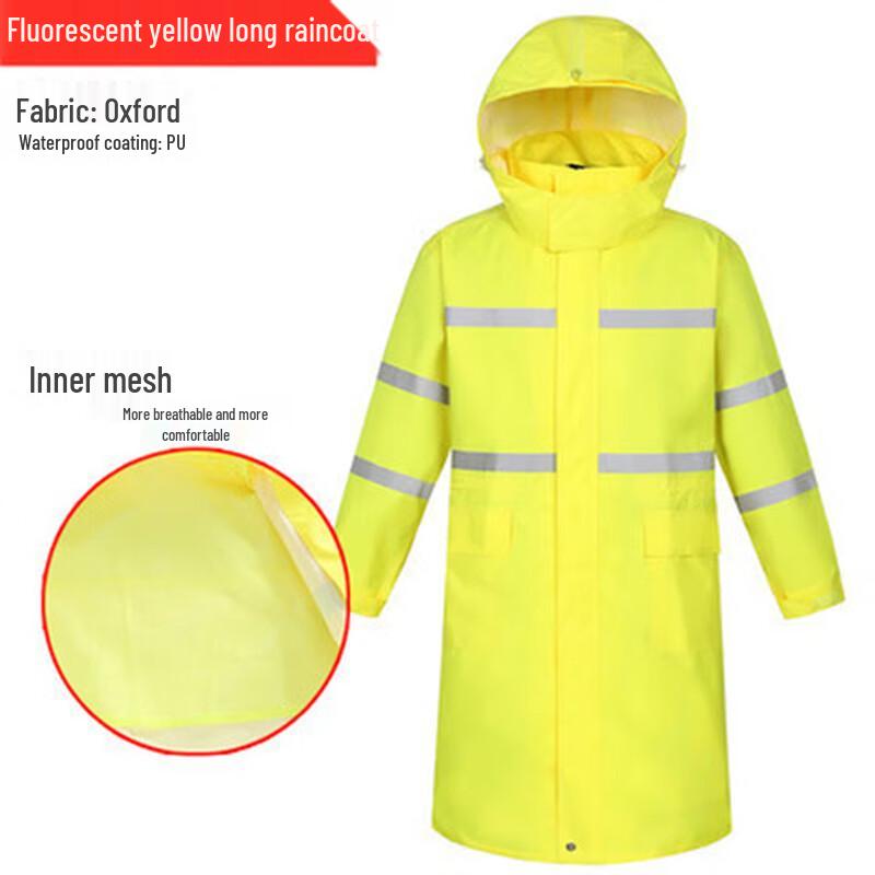 High-Visibility Work Rain Jacket