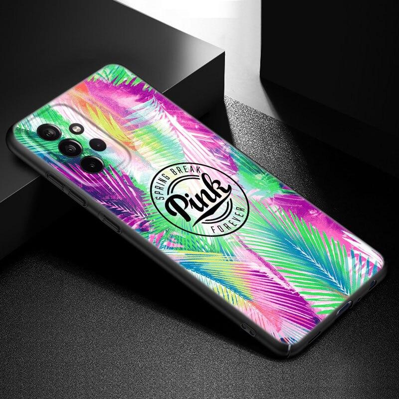 Fashion Pink Love Phone Case For Samsung Galaxy A21 A30 A50 A52 S A13 A22 A32 A33 A53 A73 5G A11 A12 A31 A51 A70 A71 A72 Cover