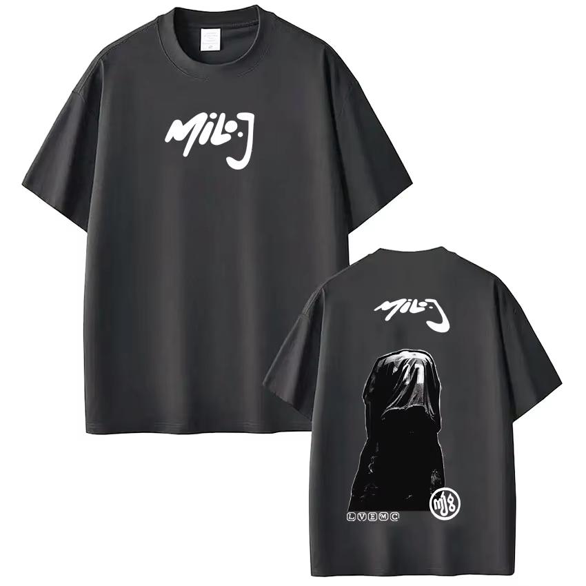 Rapper Milo J Tour 2026 Graphic Tshirt Unisex Women Fashion Comfort Tshirt Shortsleeved Casual Vintage Gothic Punk Tshirts