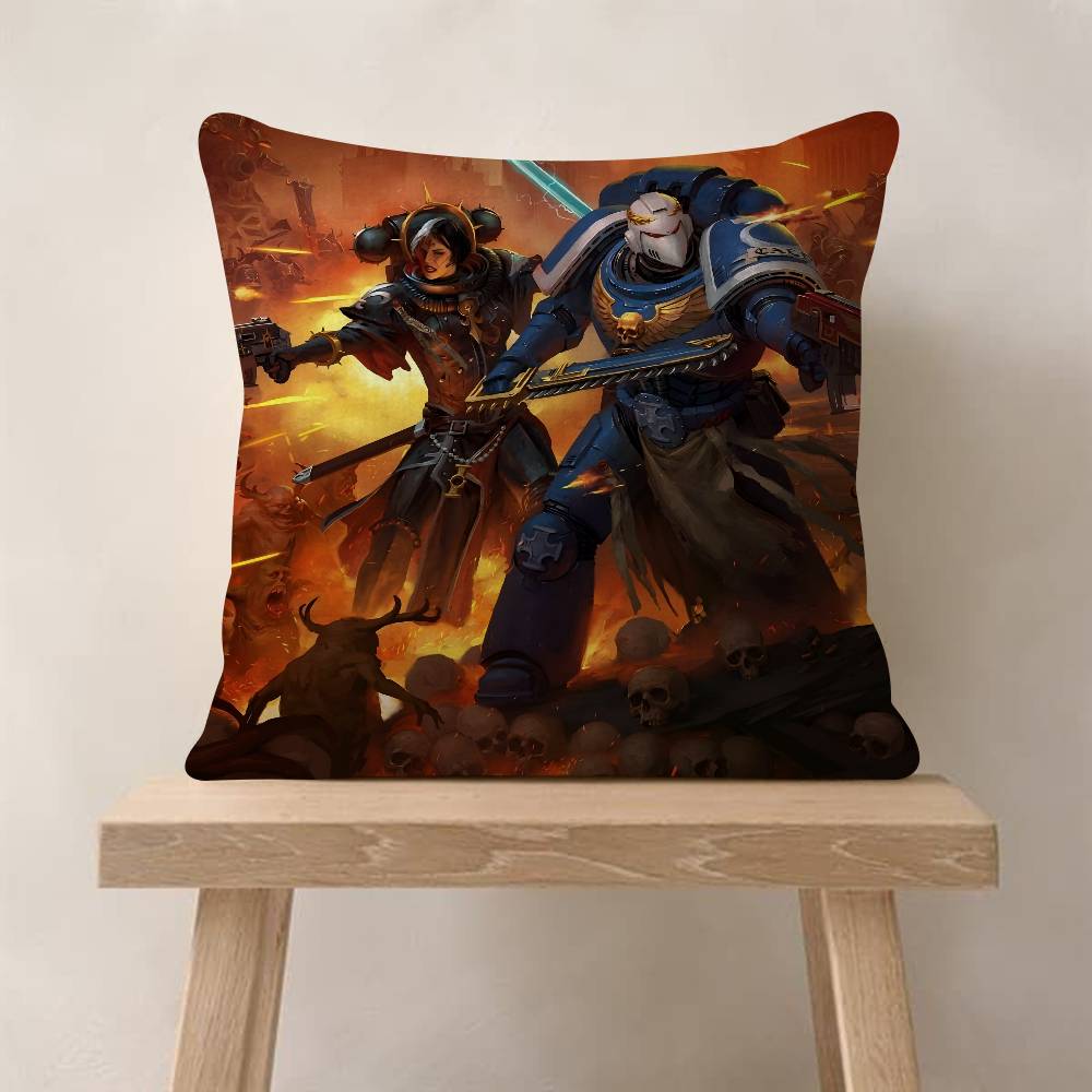 Game W-Warhammer-S 40k Personalized Pillow Cover Kids Bedroom Wild Party Decor Pillowcase Kid Birthday Shower Gift