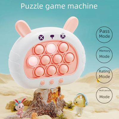 Kinder Klick-und-Spiel Spielautomat: Interaktives Maulwurfschlagen- und Level-Breaking-Spielzeug zum Stressabbau und für Spaß