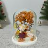 Eternal Flower Glass Cover Micro Landscape Christmas Valentine's Day Gift Dried Flower Finished Batch of Roses
