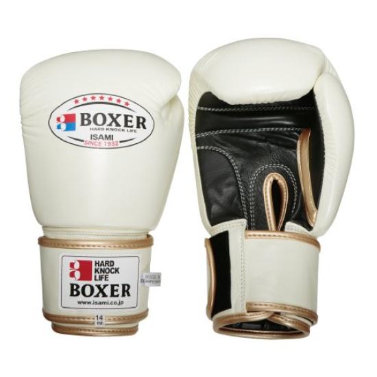 

Боксерские перчатки ISAMI BOXER из натуральной кожи 8 унций (ТВХ-108) (белый)