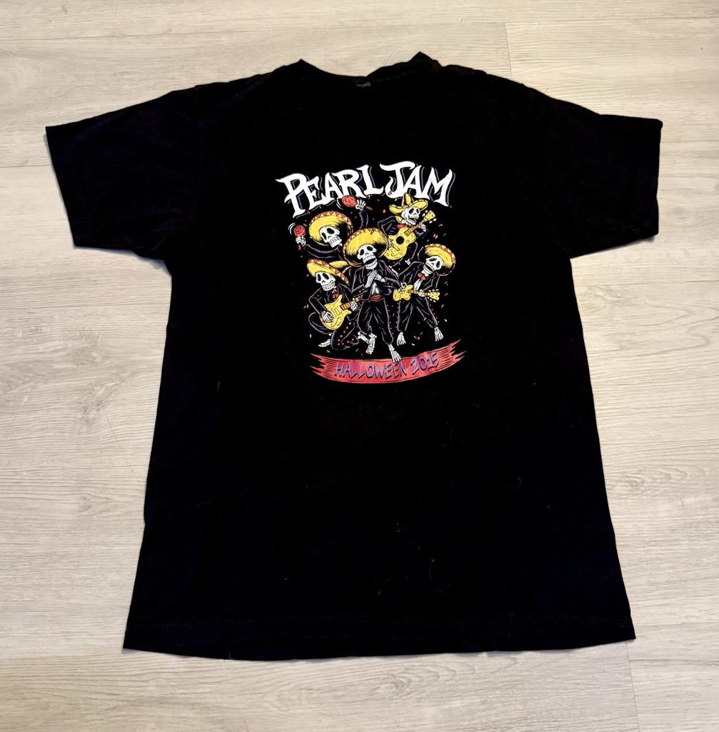 PEARL JAM Halloween Mariachi Ten Club T-Shirt Vintage 2015 Size Small Rare