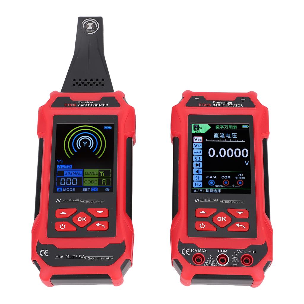 3 in 1 Cable Locator, Multimeter, and Network Cable Tester with AC DC Voltage Measurement, Breakpoint Short Circuit