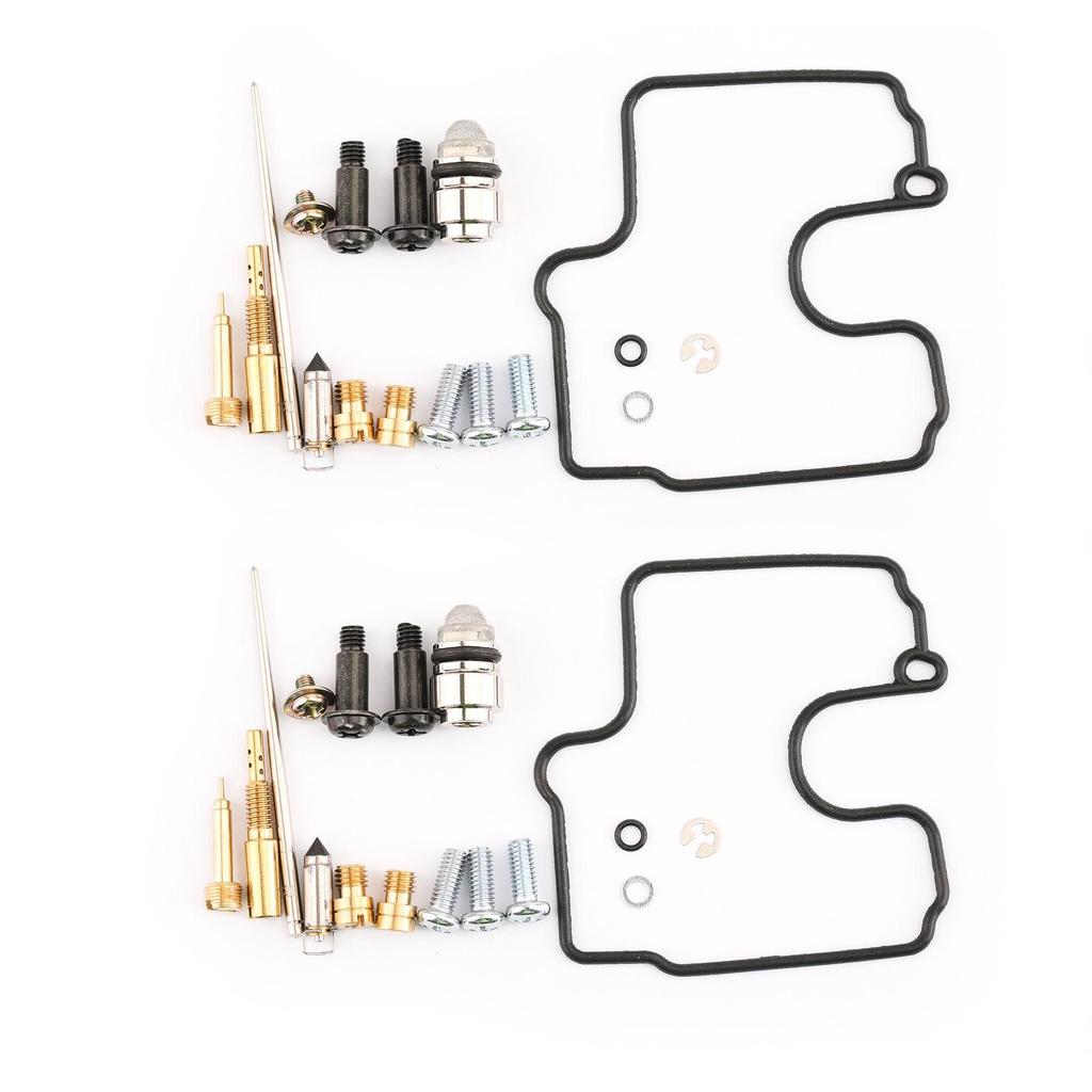 2PCS Carburetor Rebuild Gaskets Jet KIT for Suzuki VL1500 Intruder 98-04 O-rings