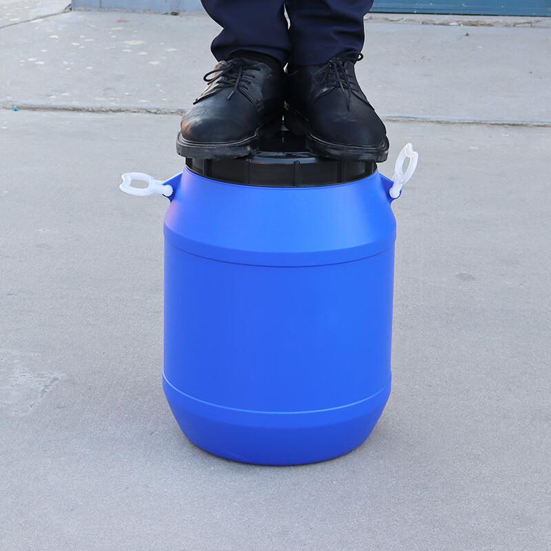 Heavy-Duty 50L Plastic Round Storage Bucket