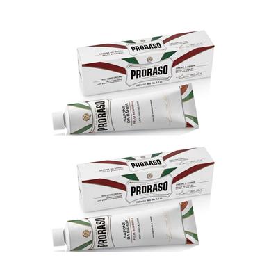 Italian Proraso Shaving Cream Shaving Cream Sensitive, 2 Pieces, 150ml