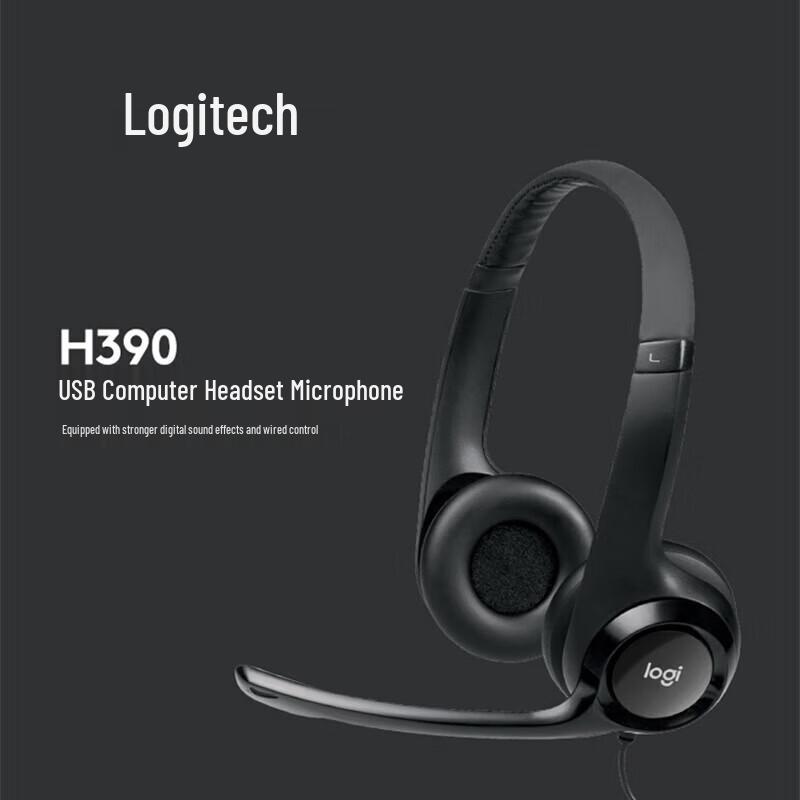 Logitech H390 Stereo USB Wired Headset