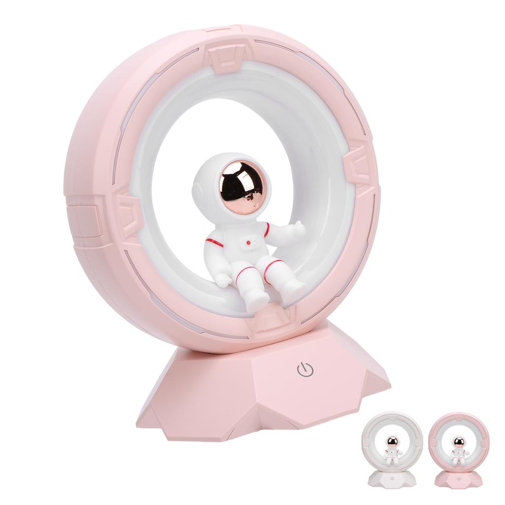 Space Man Night Light for Kids ABS PC Silicone 3 Color Temperature USB Rechargeable LED Bedside Tabl